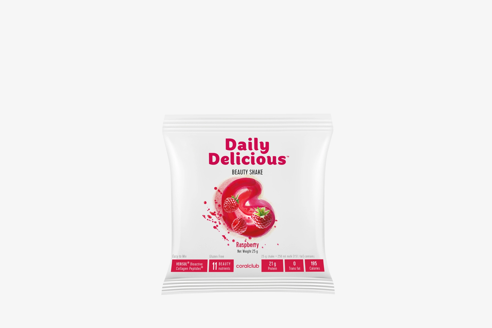Daily Delicious Beauty Shake su avietėm