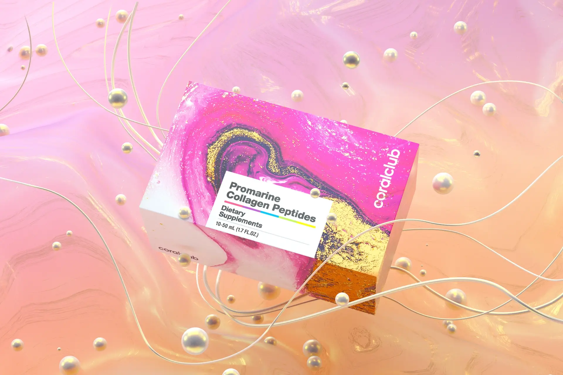 Kolageno peptidai Promarine 1 - mėnesio kursas